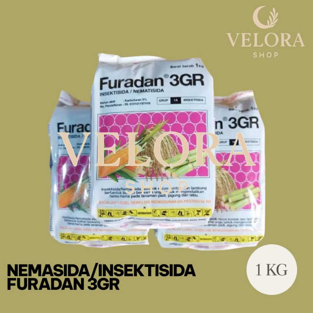 Diskon Furadan 3GR 1kg Insektisida Nematisida 1 Kg Puradan Hama Kemasan Asli