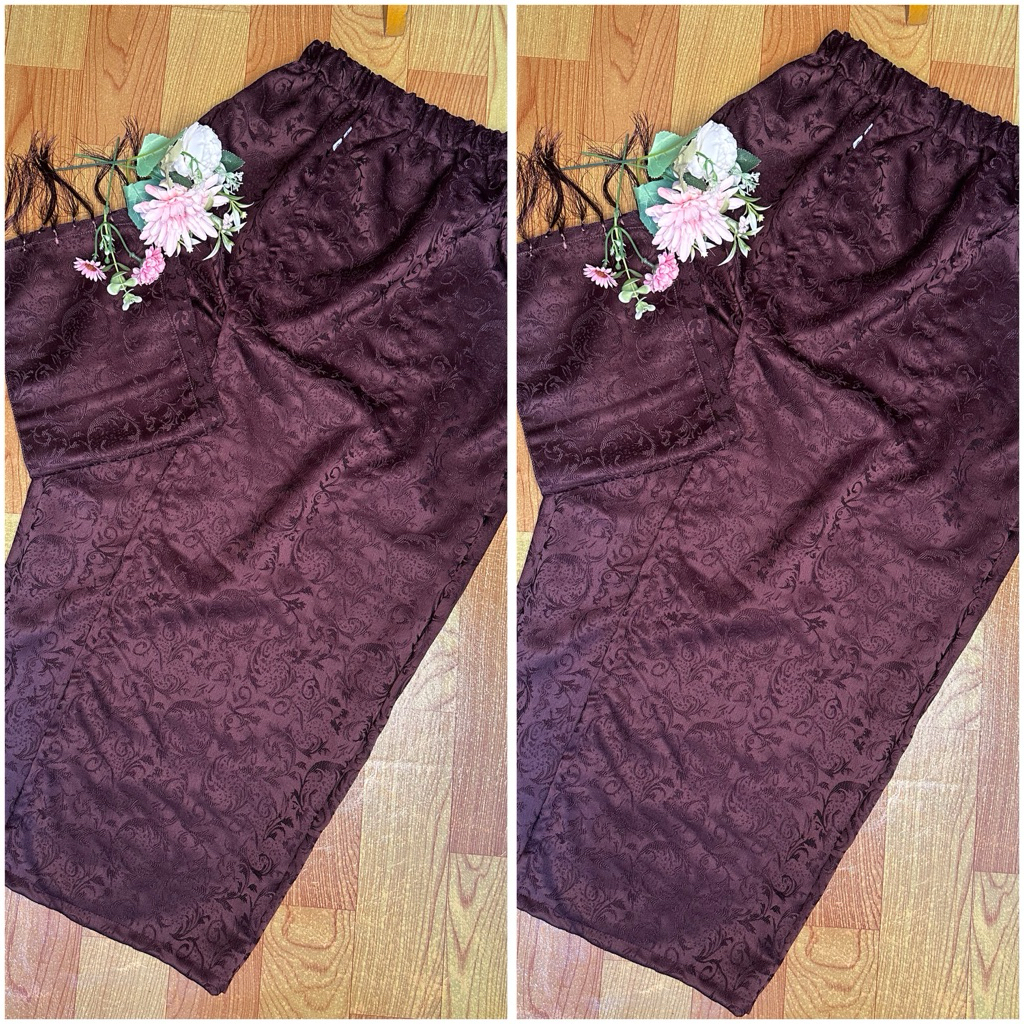 [JUMBO] Kamen Jadi Jaguar Jumbo Set Selendang Panjang Maxi Wanita