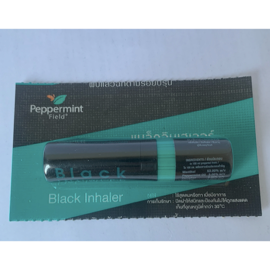 Aroma Peppermint Kuat Inhaler Peppermint Field Black, Inhaler Thailand, Black Peppermint, atau Inhal