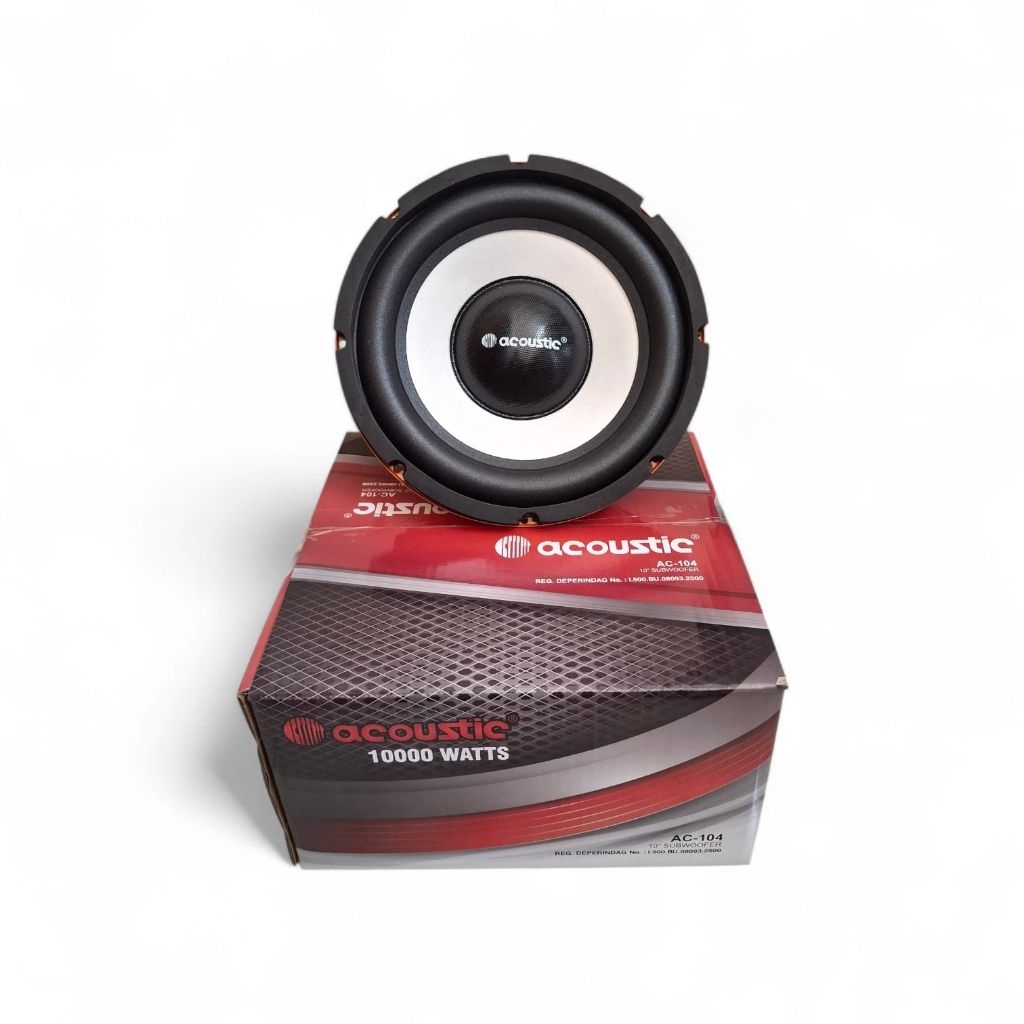 Subwoofer 10 inch acoustic ac-104 subwoofer acoustic ac-104 double coil