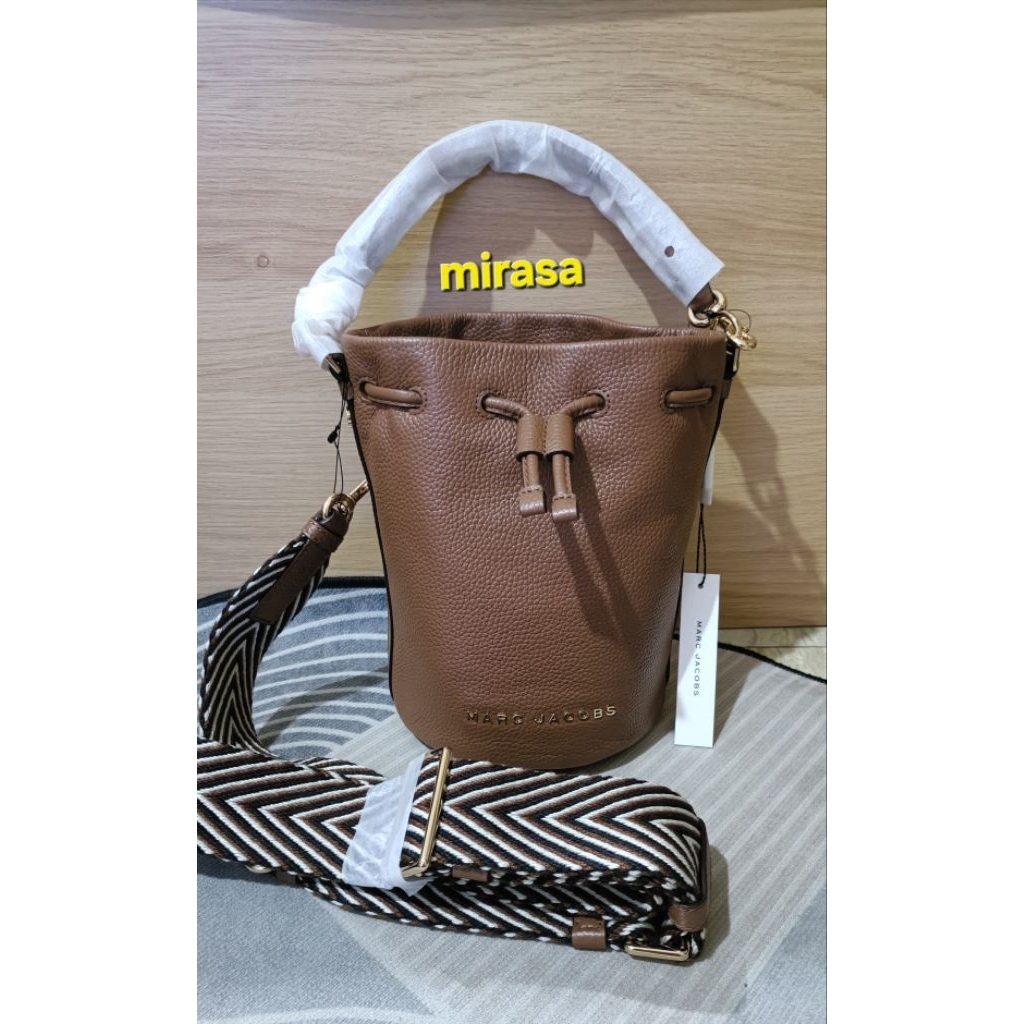 Ready NEW & ORIGINAL Tas MJ Small Bucket Bag - Cognac