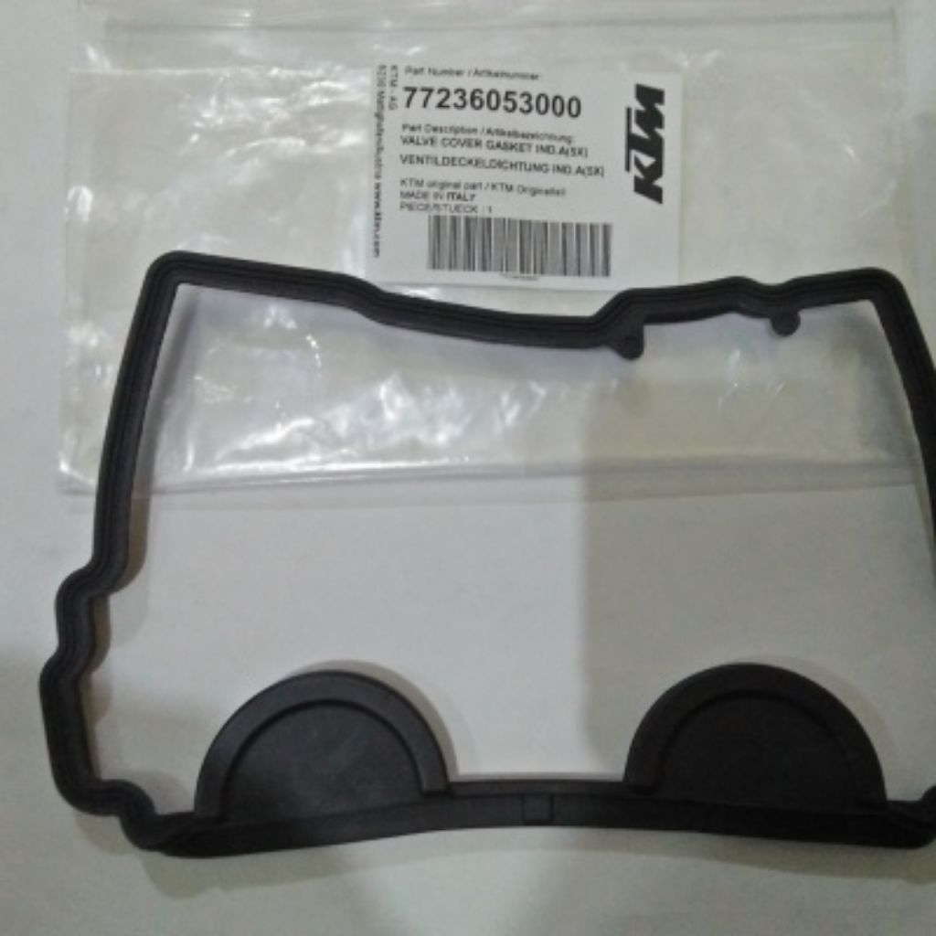 gasket head/valve cover gasket ktm husqvarna 350cc 2011- 2017 original ktm genuine part 77236053000