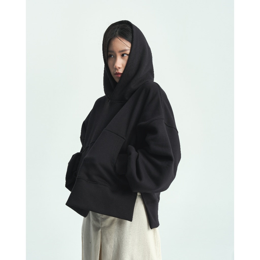 Flare Bubble Hoodie (Black, Misty, Steel Blue)