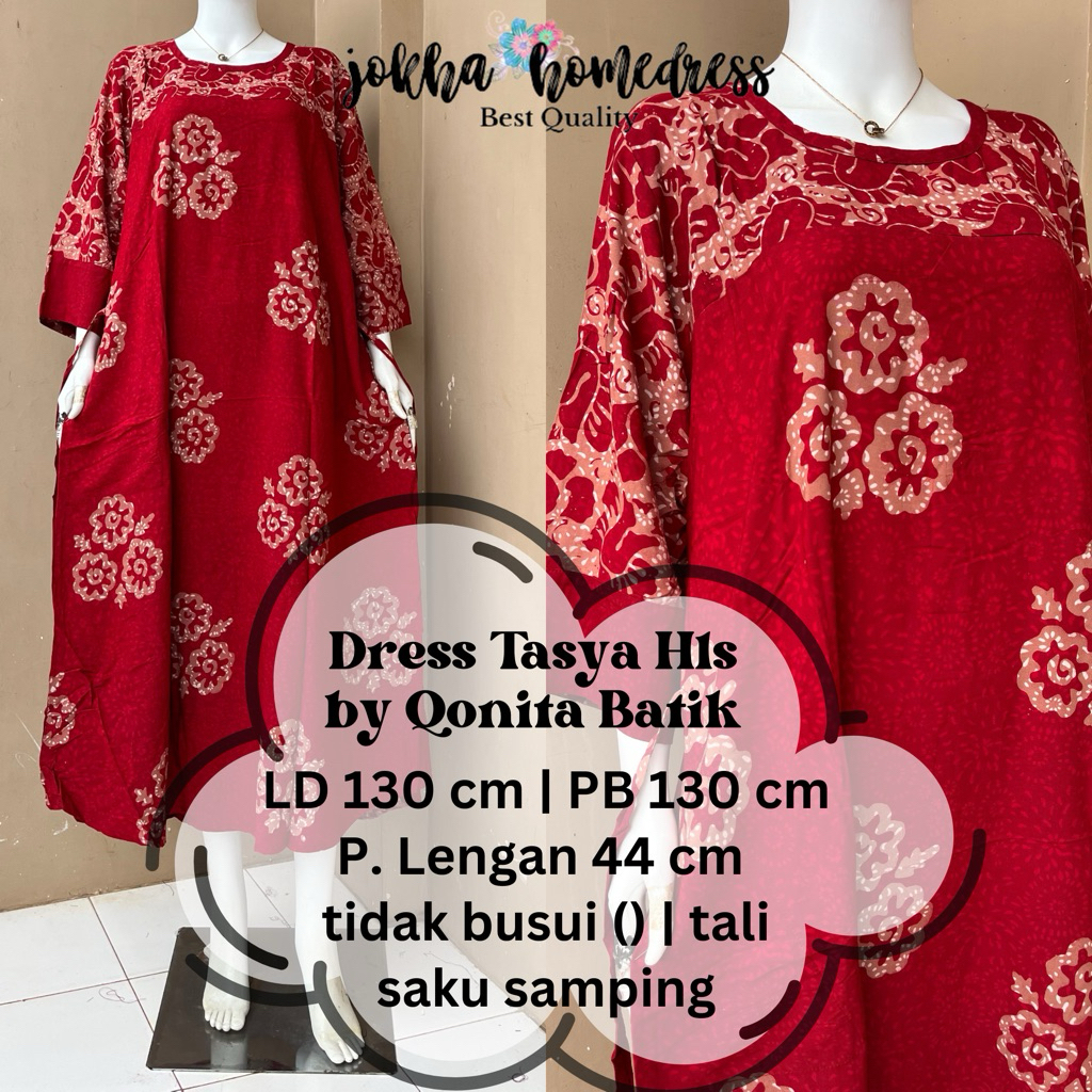Dress Batik Tasya Jumbo by Qonita Batik Pekalongan Ori 100%
