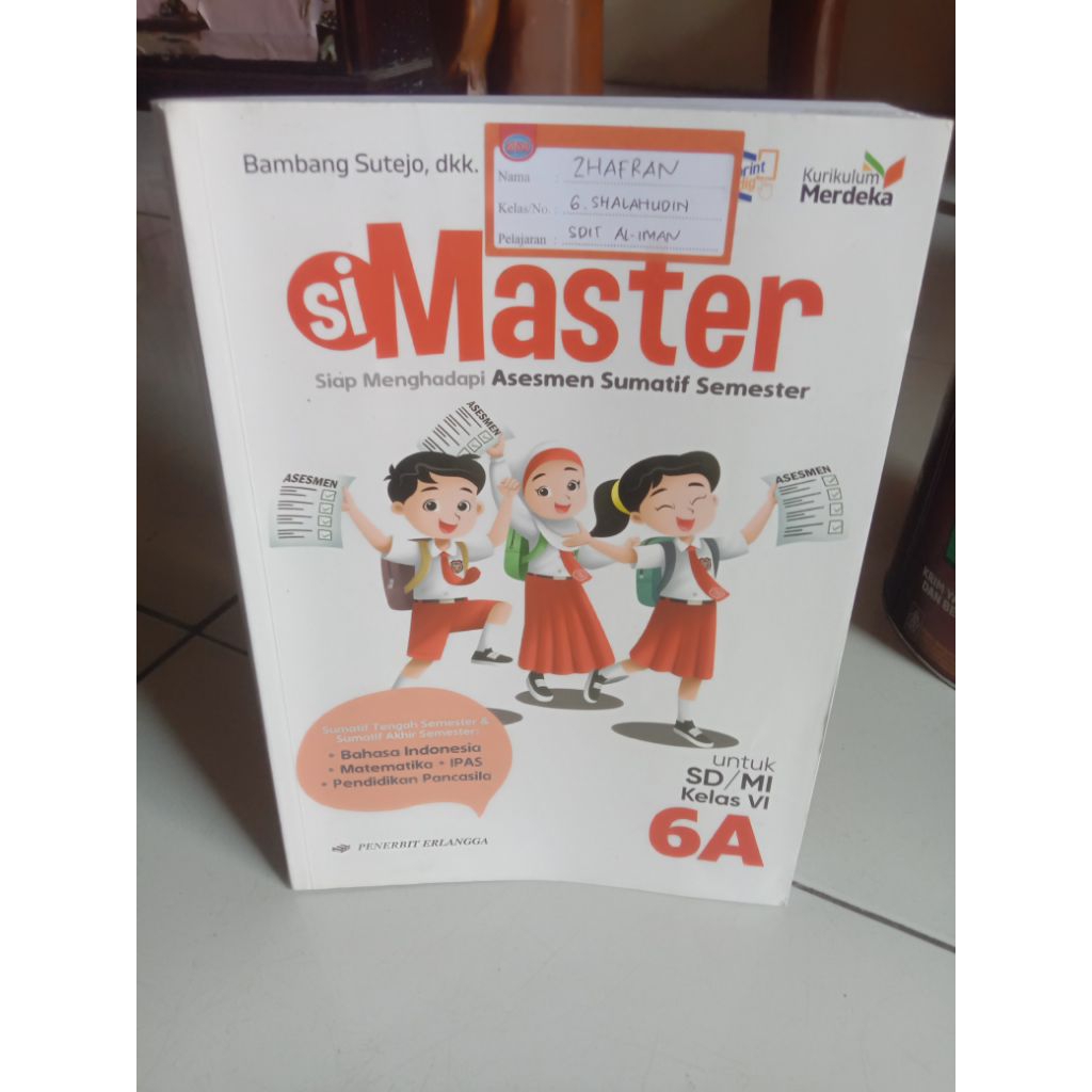 SIMASTER 6A UNTUK SD KELAS 6