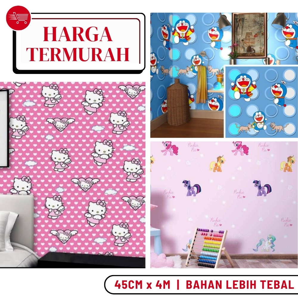 Walpaper Dinding Doraemon Wallpaper Dinding Doraemon Stiker Dinding Doraemon Sticker Dinding Doraemo