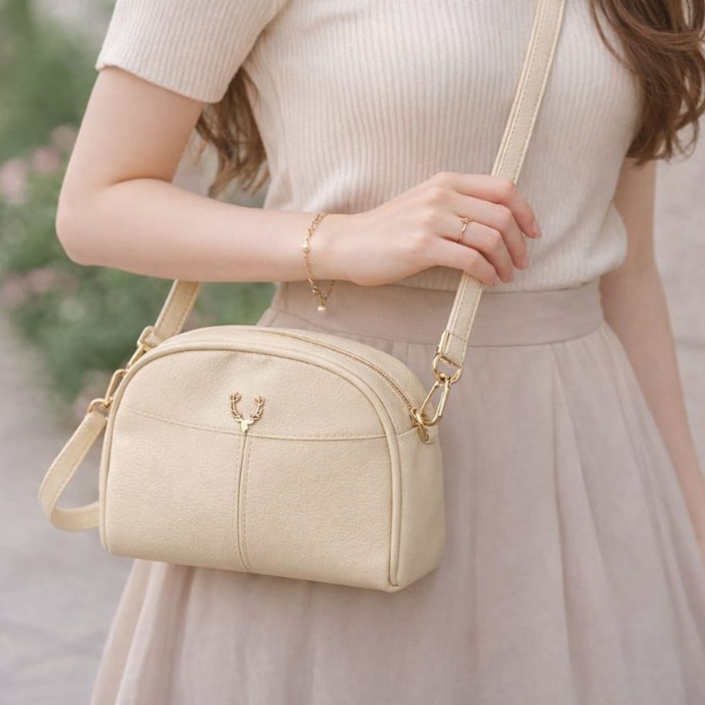 Tas Selempang Wanita Elegan Minimalis | Tas Cewek Kekinian Model Simple