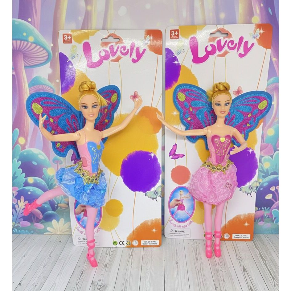 Mainan Boneka Peri Cantik Boneka Peri dengan Sayap set 2701