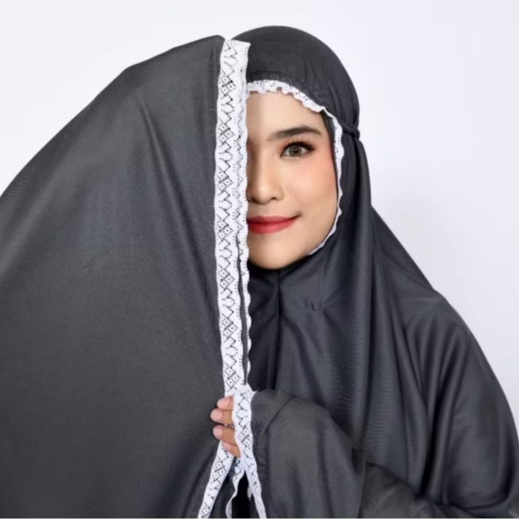 Mukena Dewasa Renda Bahan Hyget Premium