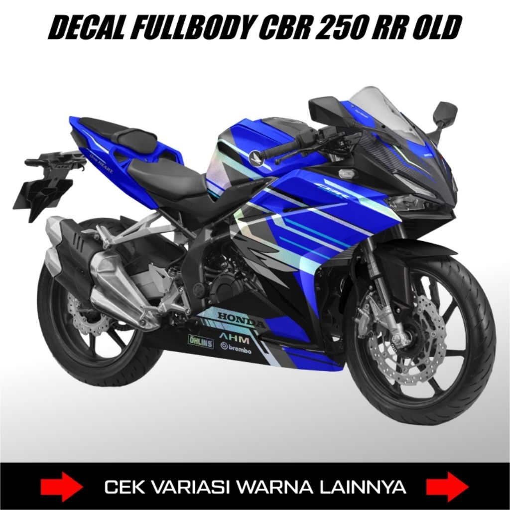 DECAL HONDA CBR 250RR CUSTOM / STIKER MOTOR CBR 250 RR OLD
