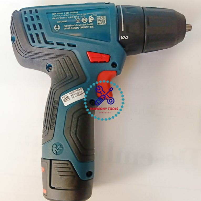 Bor Cordless / Bor Baterai Impact Bosch GSR 120 Li