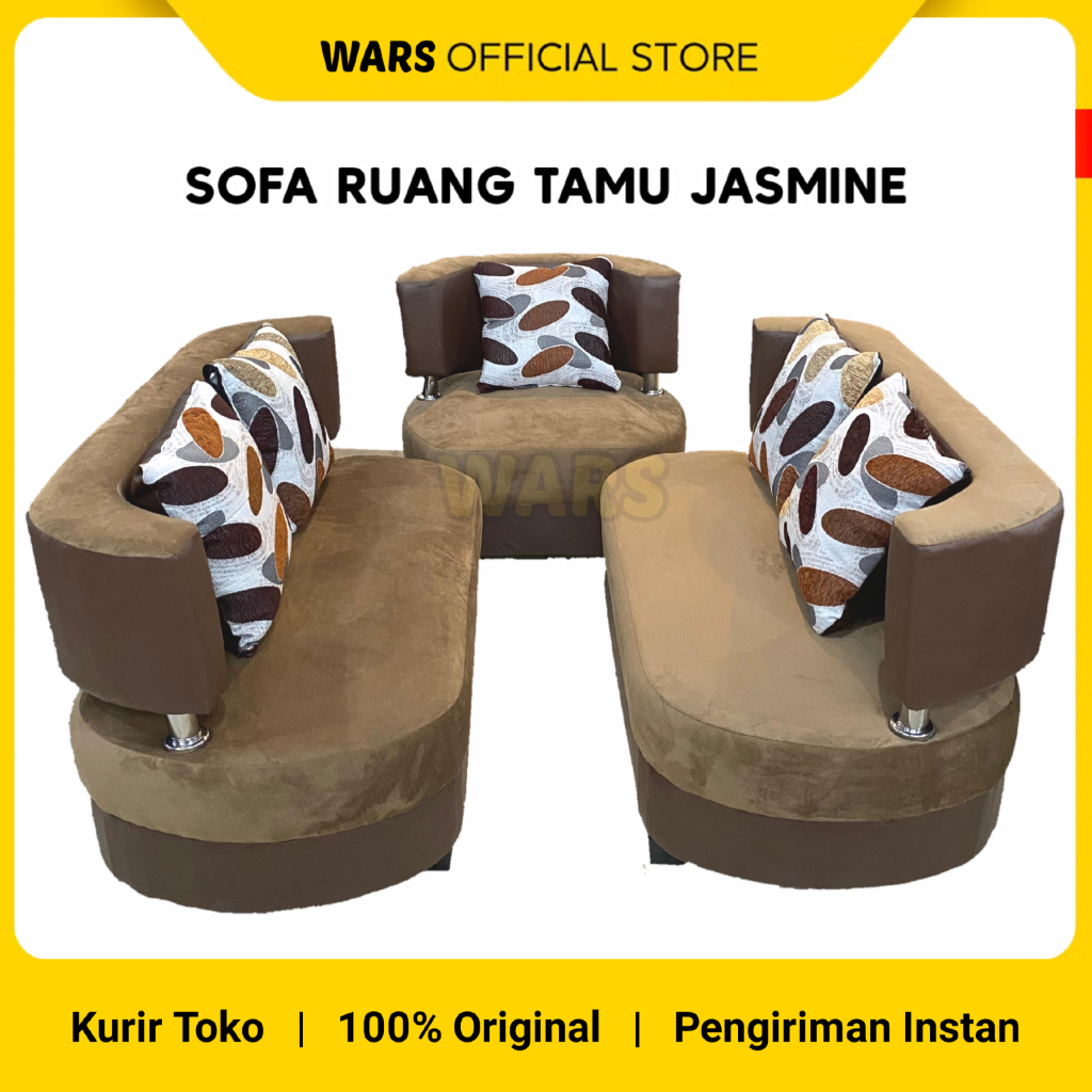 SOFA RUANG TAMU JASMINE - SOFA 221 MINIMALIS KECIL