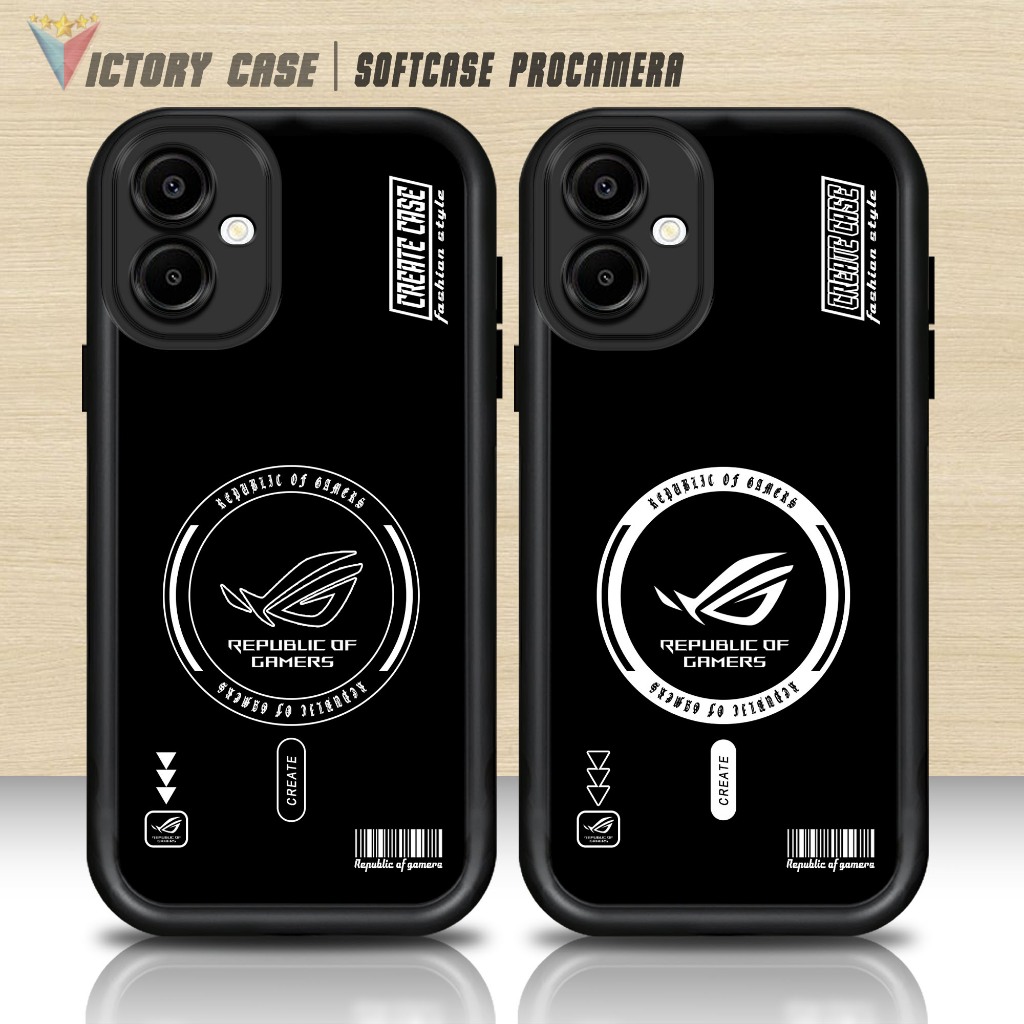 Case SAMSUNG A06 5G Motif ( ROG5) Cover Handphone Softcase Glossy Anti Jamur