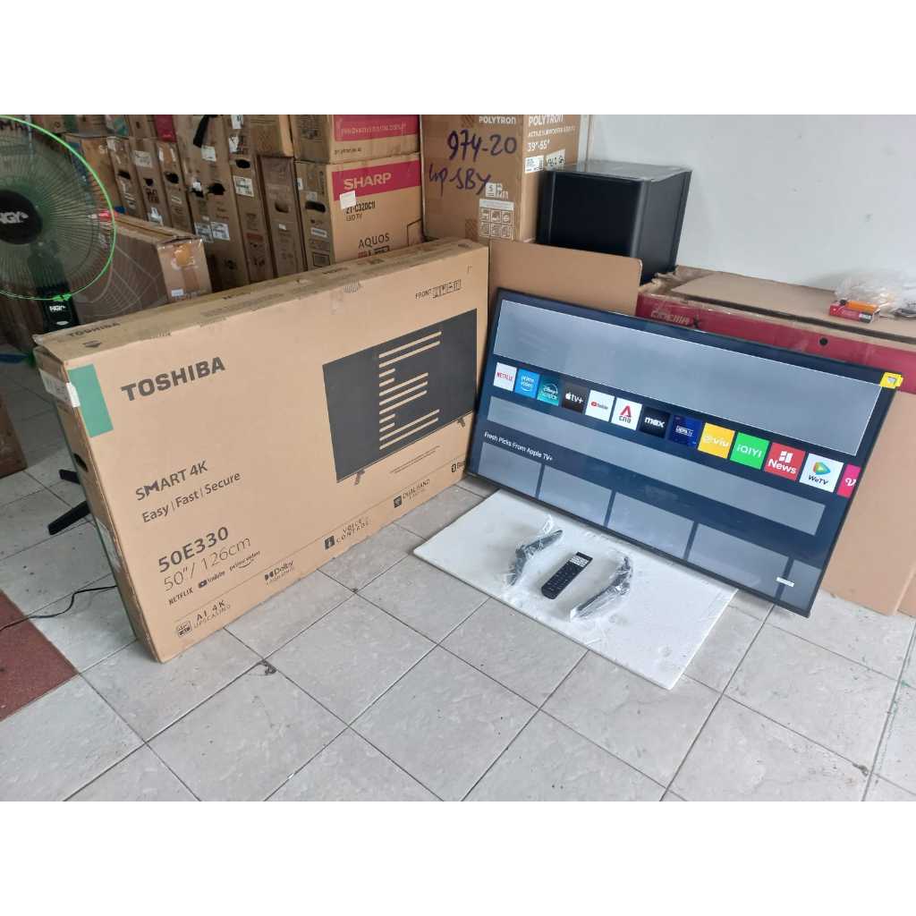 SMART TV Toshiba 50 inci 4K UHD Sudah bisa Youtube Digital TV Kondisi bekas pemakaian 6808F