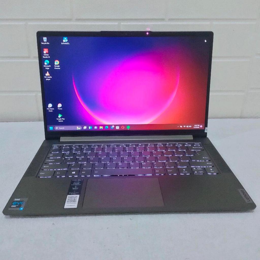 lenovo yoga slim 7 i5-1135G7 ram 8 ssd 512 vga intel iris xe w10