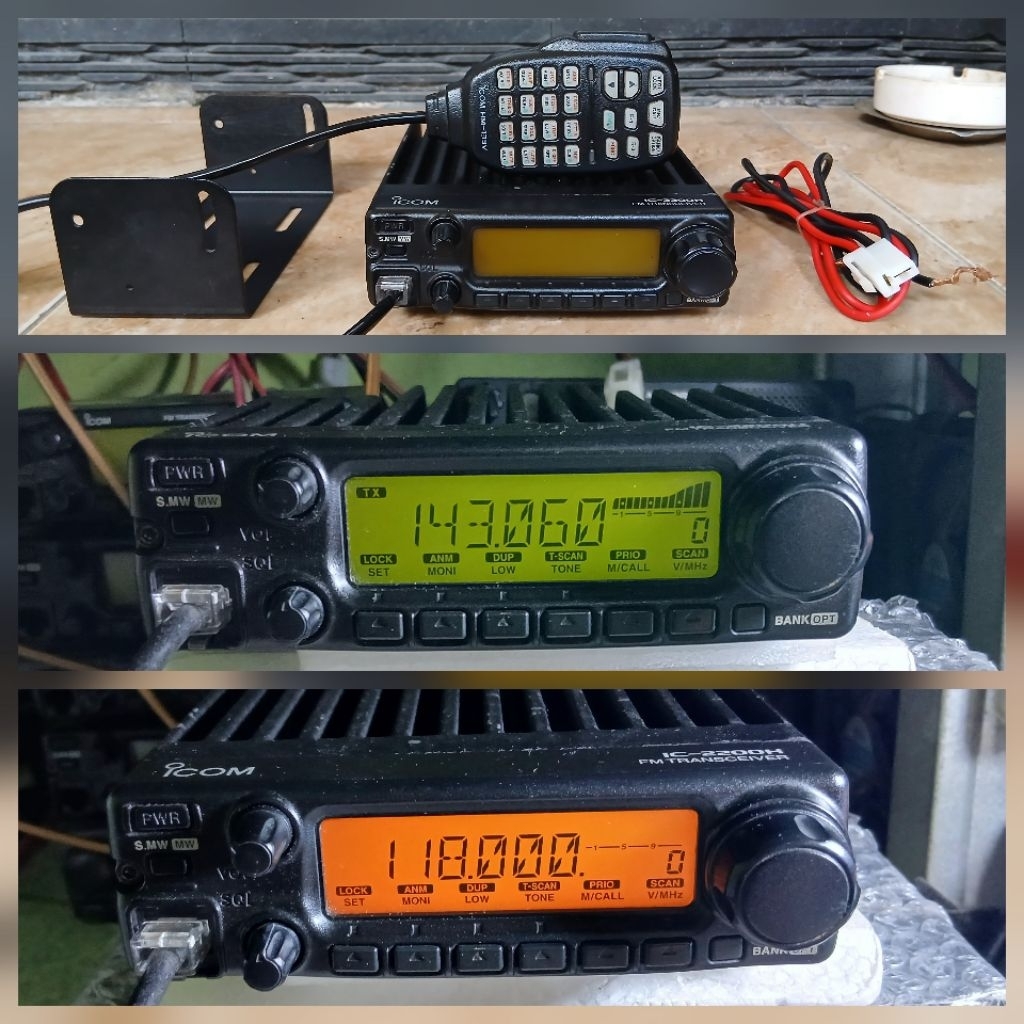 RIG ICOM IC2200H BLACK VHF AIRBAND ORIGINAL JAPAN