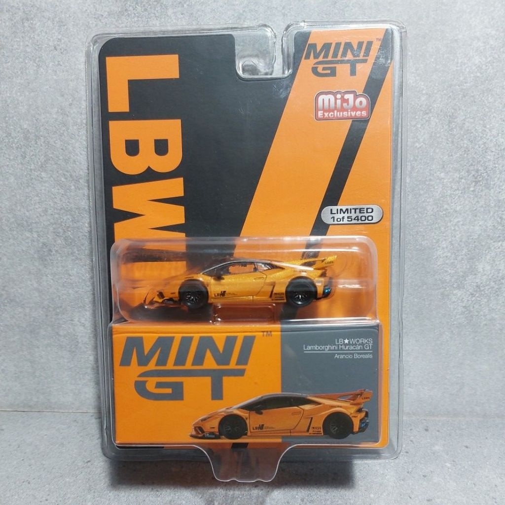 MINI GT LAMBORGHINI HURACAN GT ARANCIO BOREALIS MGT-355