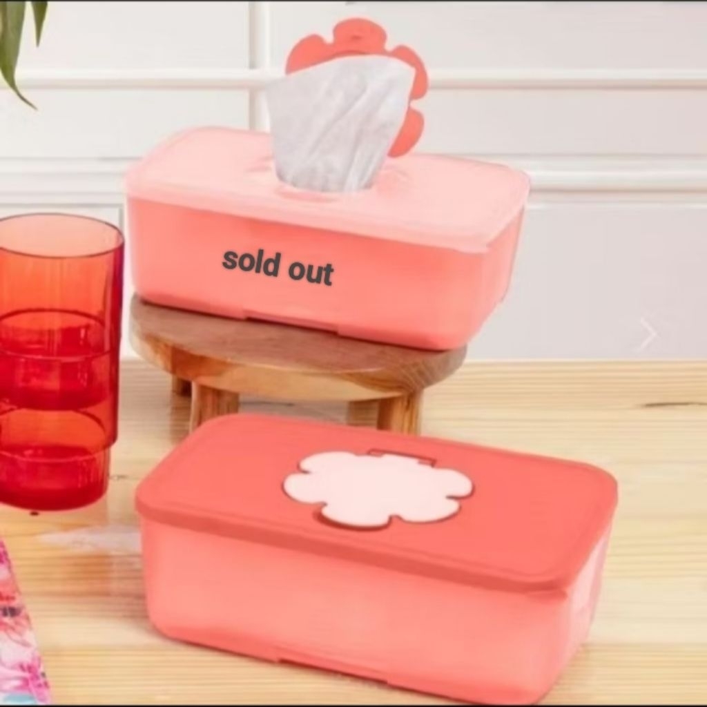 tissue box Tupperware (baru)