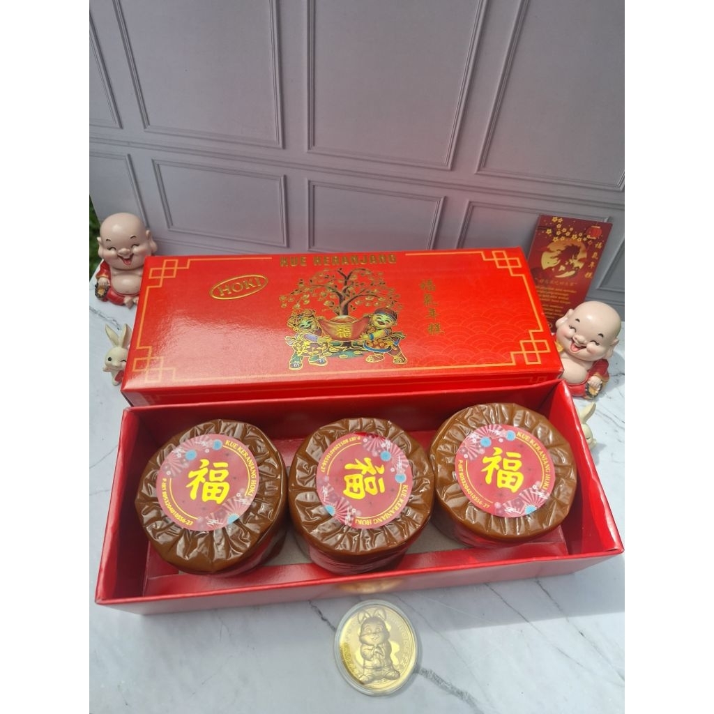 Kue keranjang Hoki isi 3 ( dodol imlek)