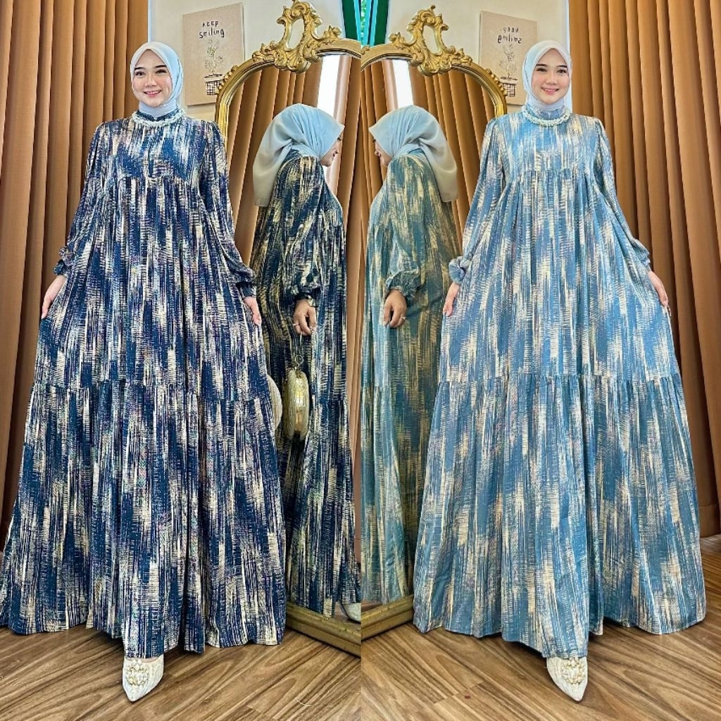 Dress Muslim Raya Gamis Wanita Sofia Dress Gamis Wanita