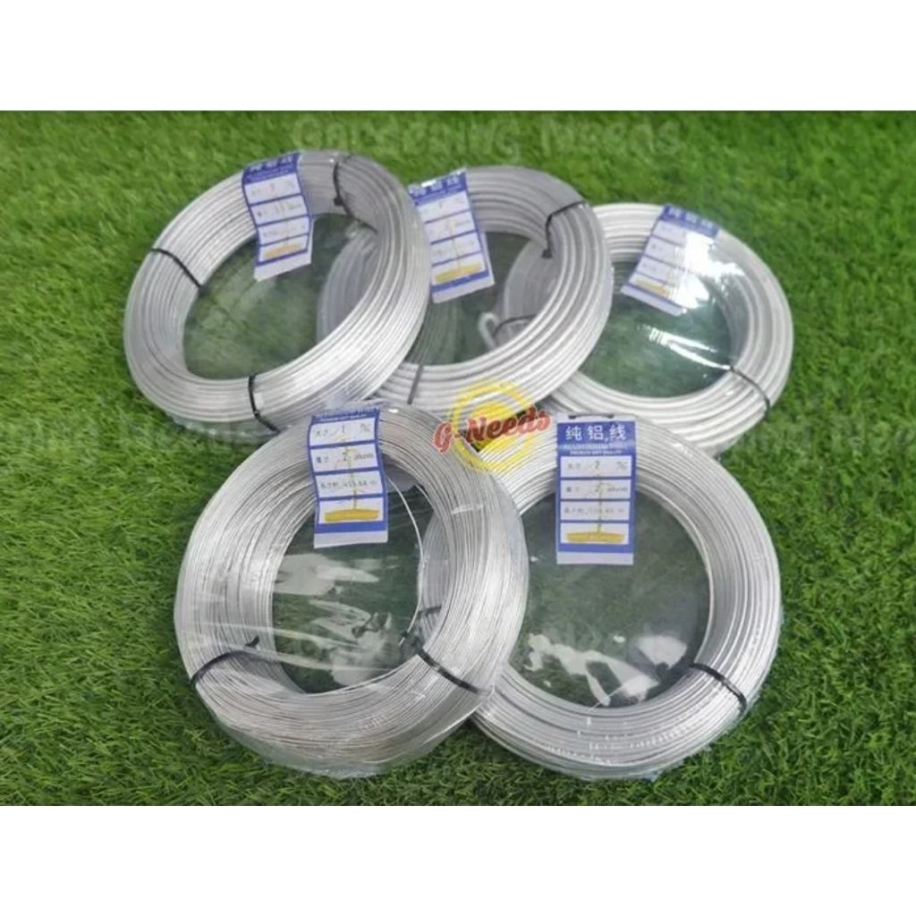 Kawat Bonsai 5 6 6mm Meteran Silver mm