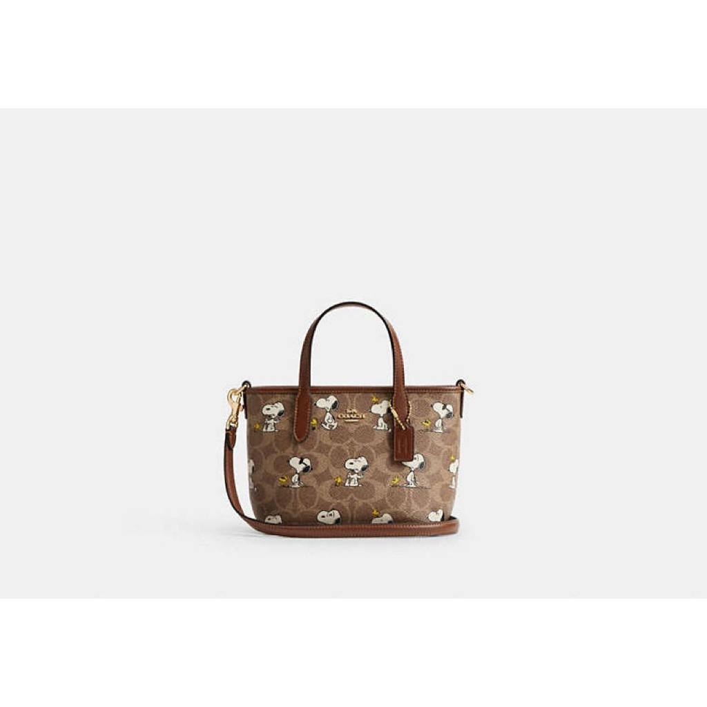 COACH Outlet - Coach x Peanuts City Mini Tote Bag in Signature