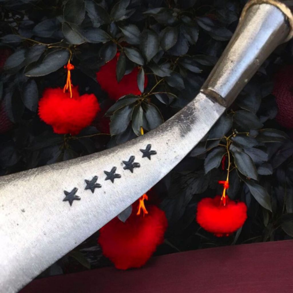 sabit rumput baja per murni super tajam cap bintang 5