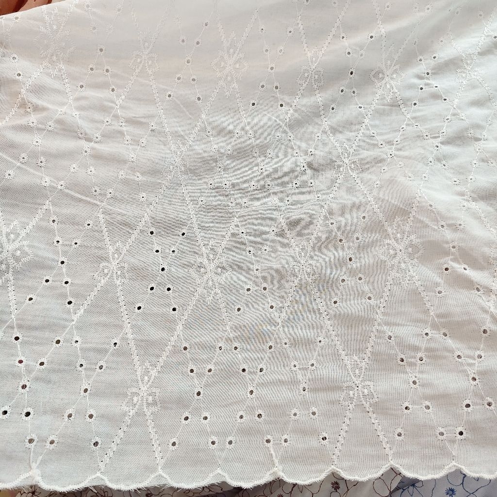 Kain Katun Bordir Premium/Kain Katun Bolong Premium/Kain Katbol Premium/Kain Katun Bordir