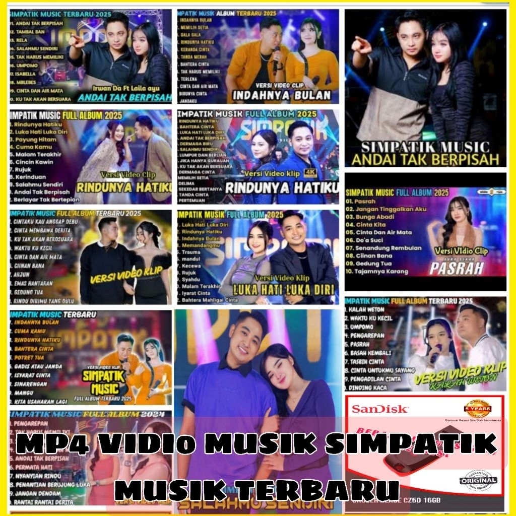 USB DANGDUT KOPLO TERBARU - USB DANGDUT KOPLO SIMPATIK MUSIK - USB VIDIO MUSIK DAN LAGU DANGDUT KOPL