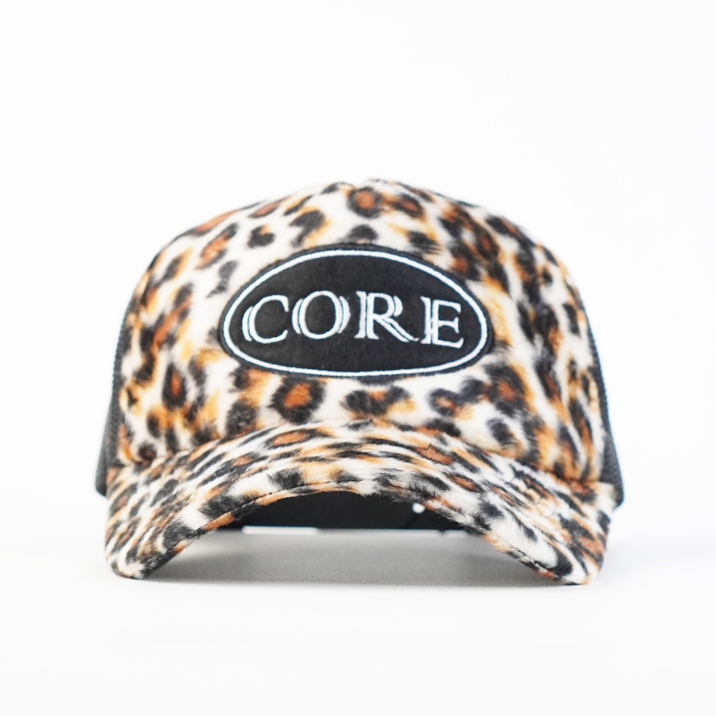 Estheticlabs Trucker Hat Leopard Camel