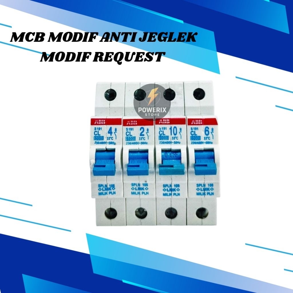 Mcb modif abb s191 mcb modif anti jeglek