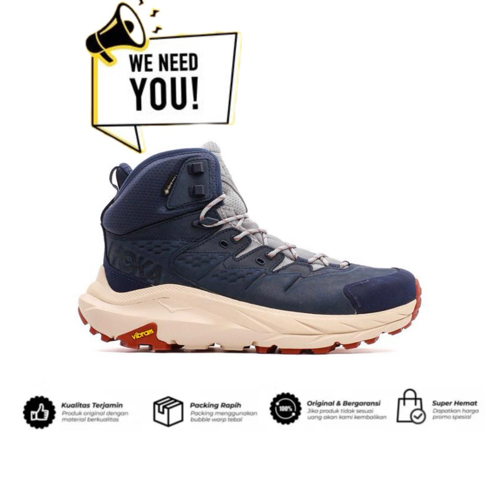 Sepatu Hiking Hoka Kaha 2 GTX navy