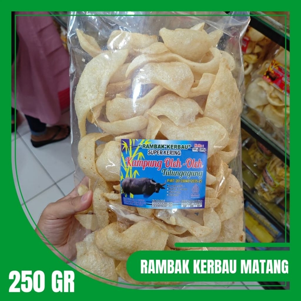 Kerupuk Rambak Kerbau Matang , Oleh-oleh khas Tulungagung