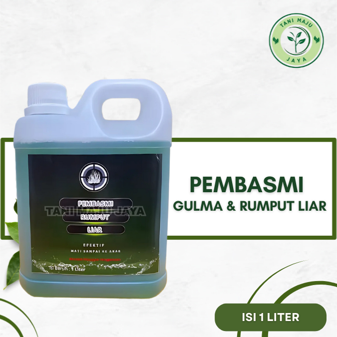 Obat Ampuh Pembasmi Rumput Liar Sampai Akar Kemasan 1 Liter