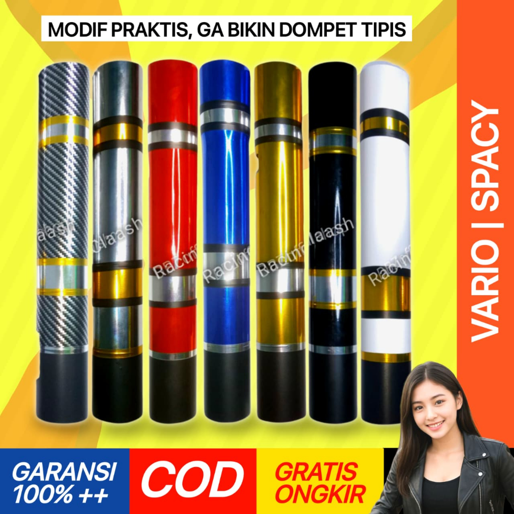 Shopizen Cover Shock Sok Skok Depan Vario Spacy 110 125 150 160 Fi Led Abs Cbs New Karbu Old MP