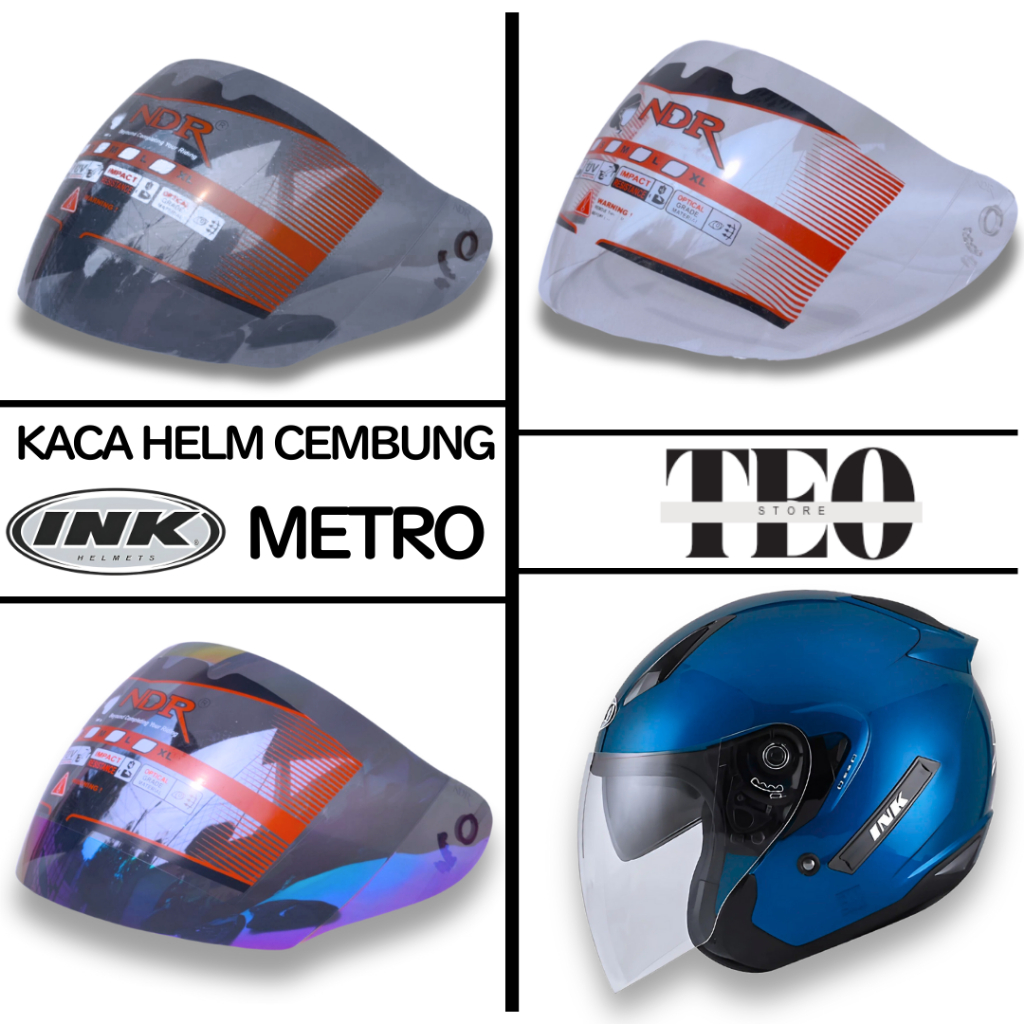 Kaca Helm INK METRO Visor Helmet CEMBUNG venom open ink metro 2