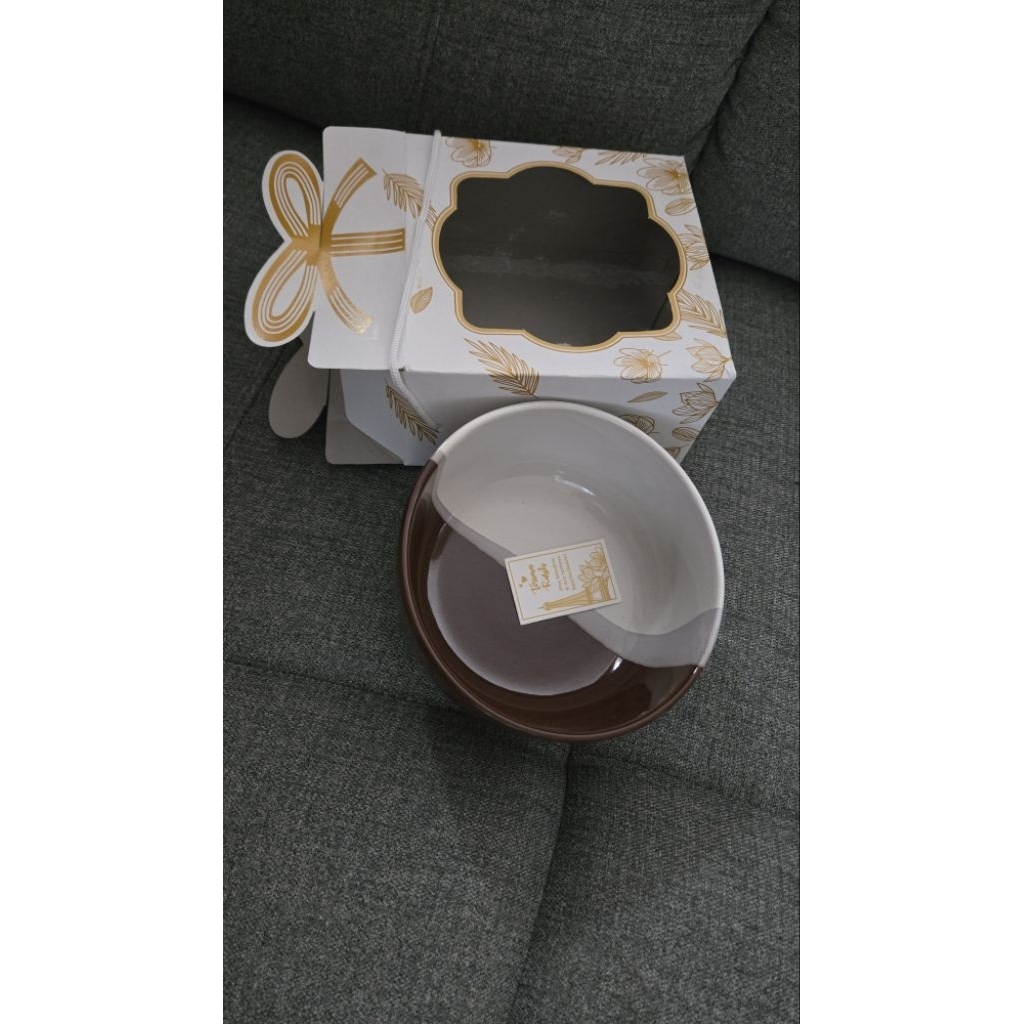 Souvenir Mangkok Keramik Two Tone