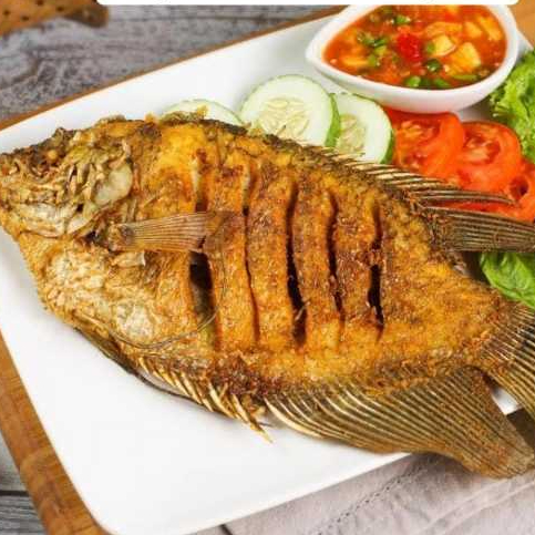 Ikan gurame marinasi bumbu kuning 350 gram frozen siap goreng