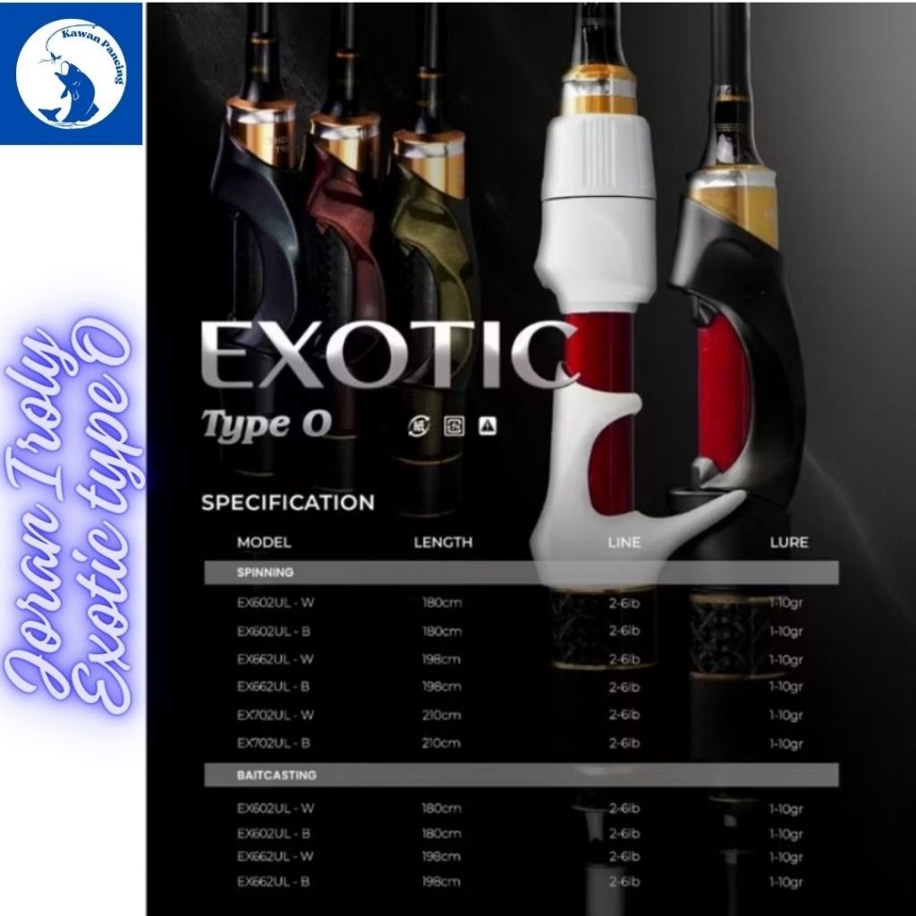 Joran Pancing Iroly Exotic Type O 662/198 cm