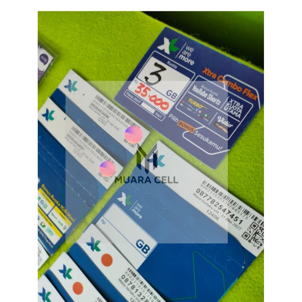 Kartu perdana XL kuota 3Gb