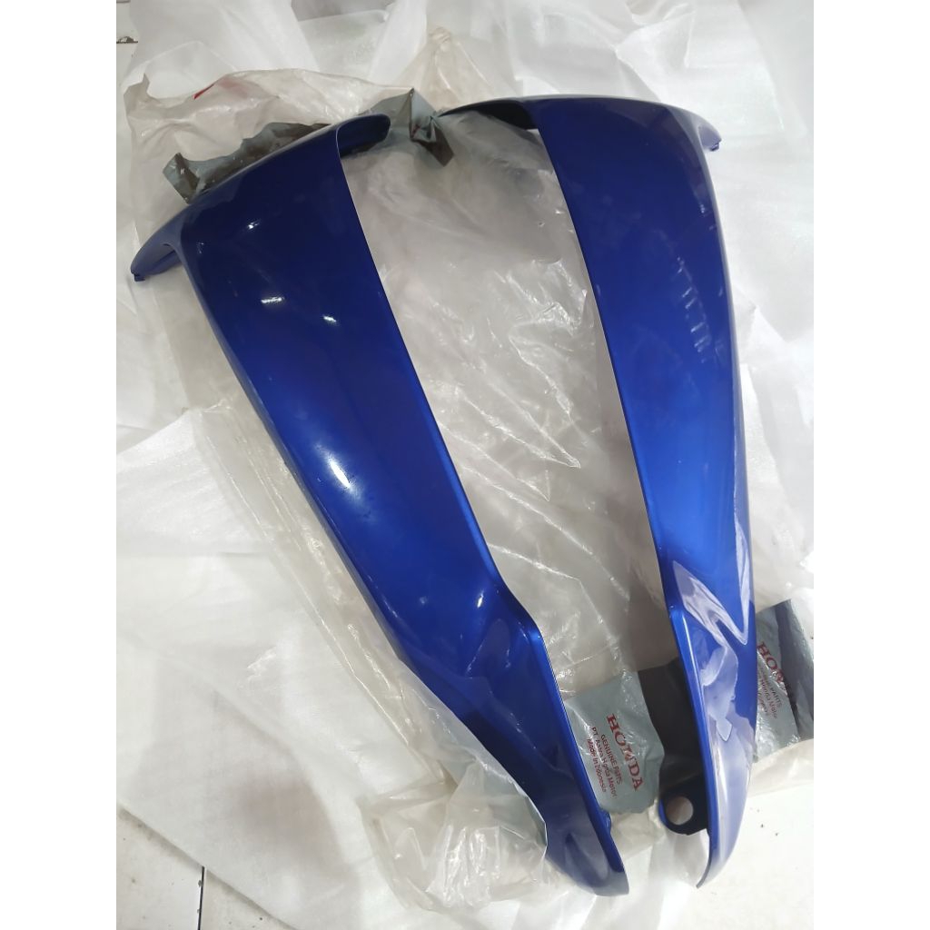 COVER SAYAP LUAR KARISMA X 125 SET BIRU FMT ORIGINAL AHM