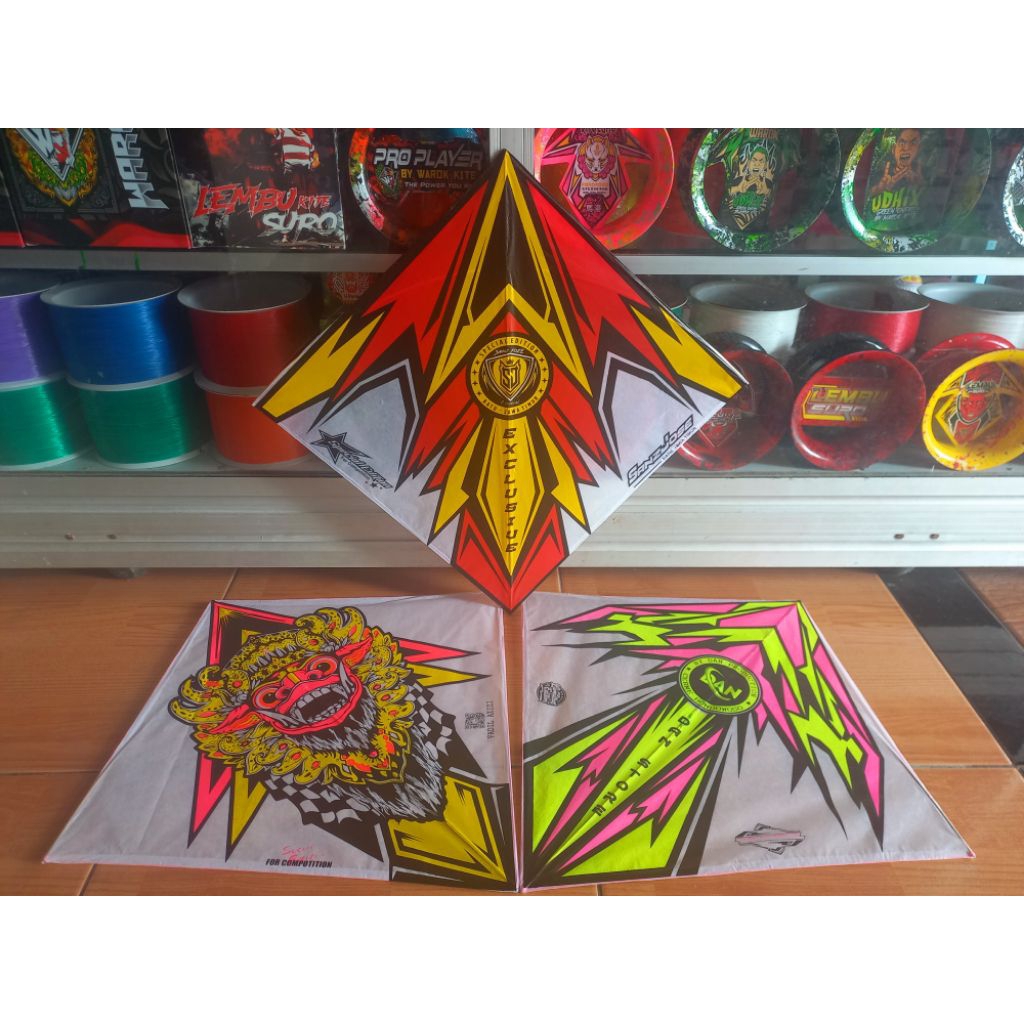 layangan sukhoi turnamen 3 pcs + 5 layangan sukhoi standart, layangan kirik,layangan sanjose,sukhoi 