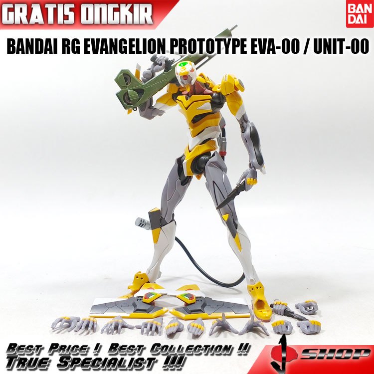 BANDAI RG EVANGELION PROTOTYPE EVA-00 / UNIT-00 RG408