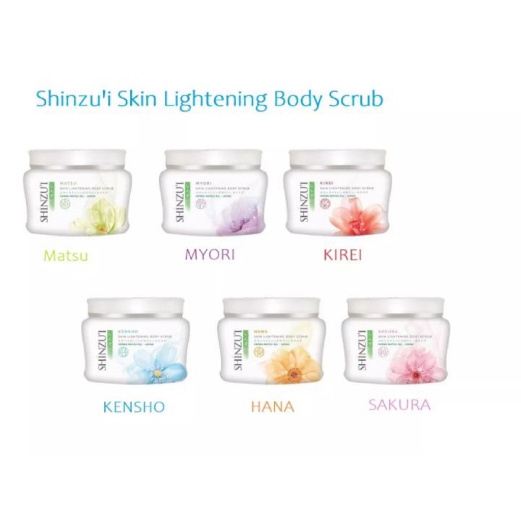 Shinzui Skin Lightening Body Scrub 110gr/Shinzui Body Scrub/Lulur Shinzui