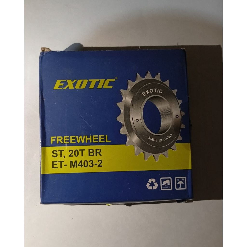 Freewheel/Sprocket/Gear Belakang Sepeda EXOTIC 20T Single Speed Anak Onthel BMX Fixie
