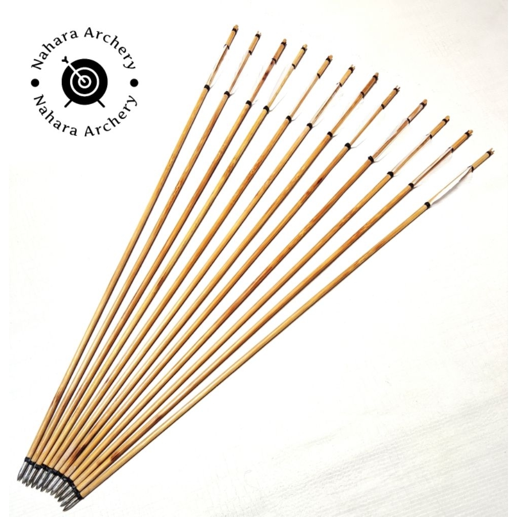 Arrow Dewasa Bambu Petung Vanes Entok / 6 Pcs