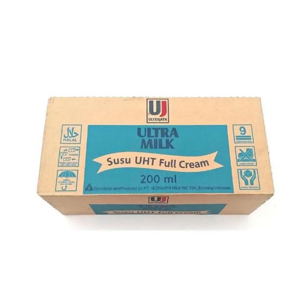 1 dus ultra susu UHT full cream 200 ml