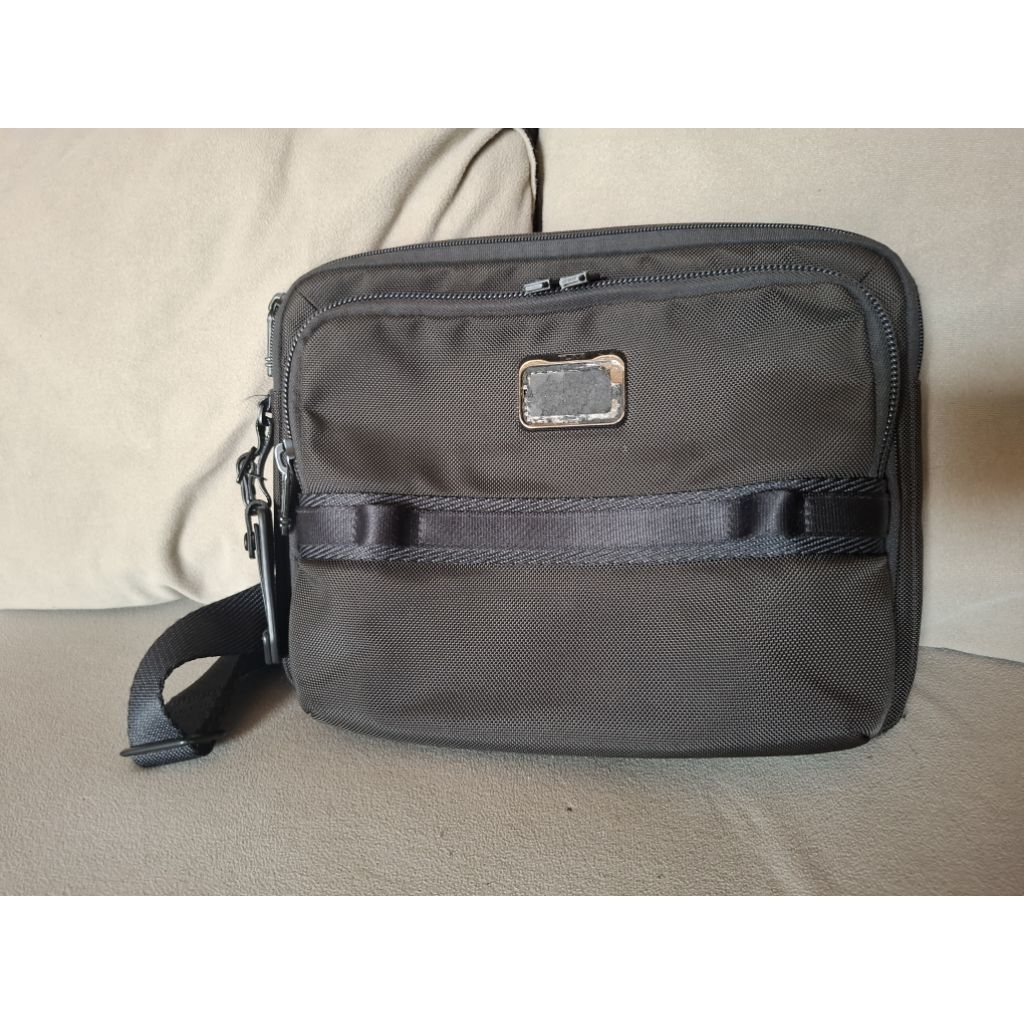 tumi alpha bravo service crossbody + pin set mcLaren