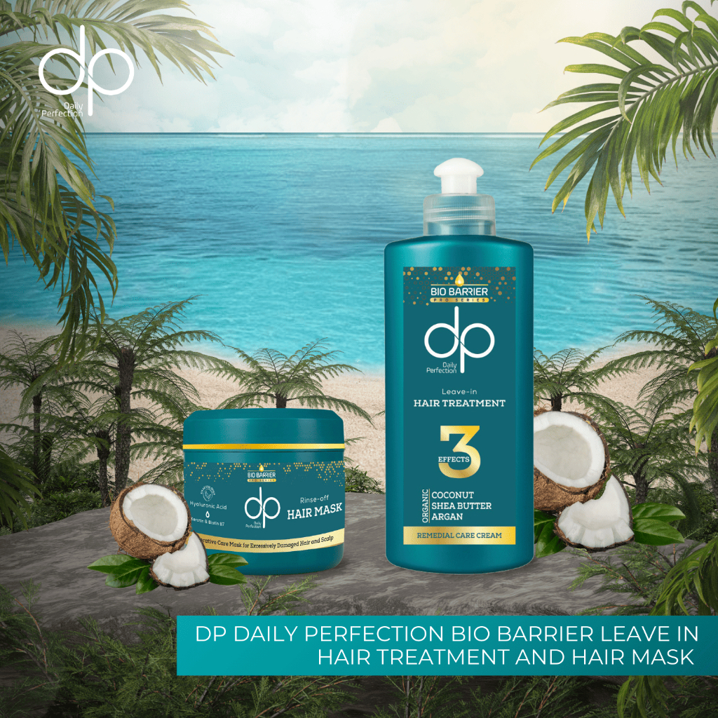 DP Daily Perfection Bio Barrier Hair Mask / Leave In Hair Treatment - Kondisioner Keratin Biotin Con