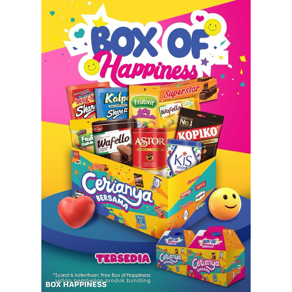 Box Happiness mayora - 9 snack hampers